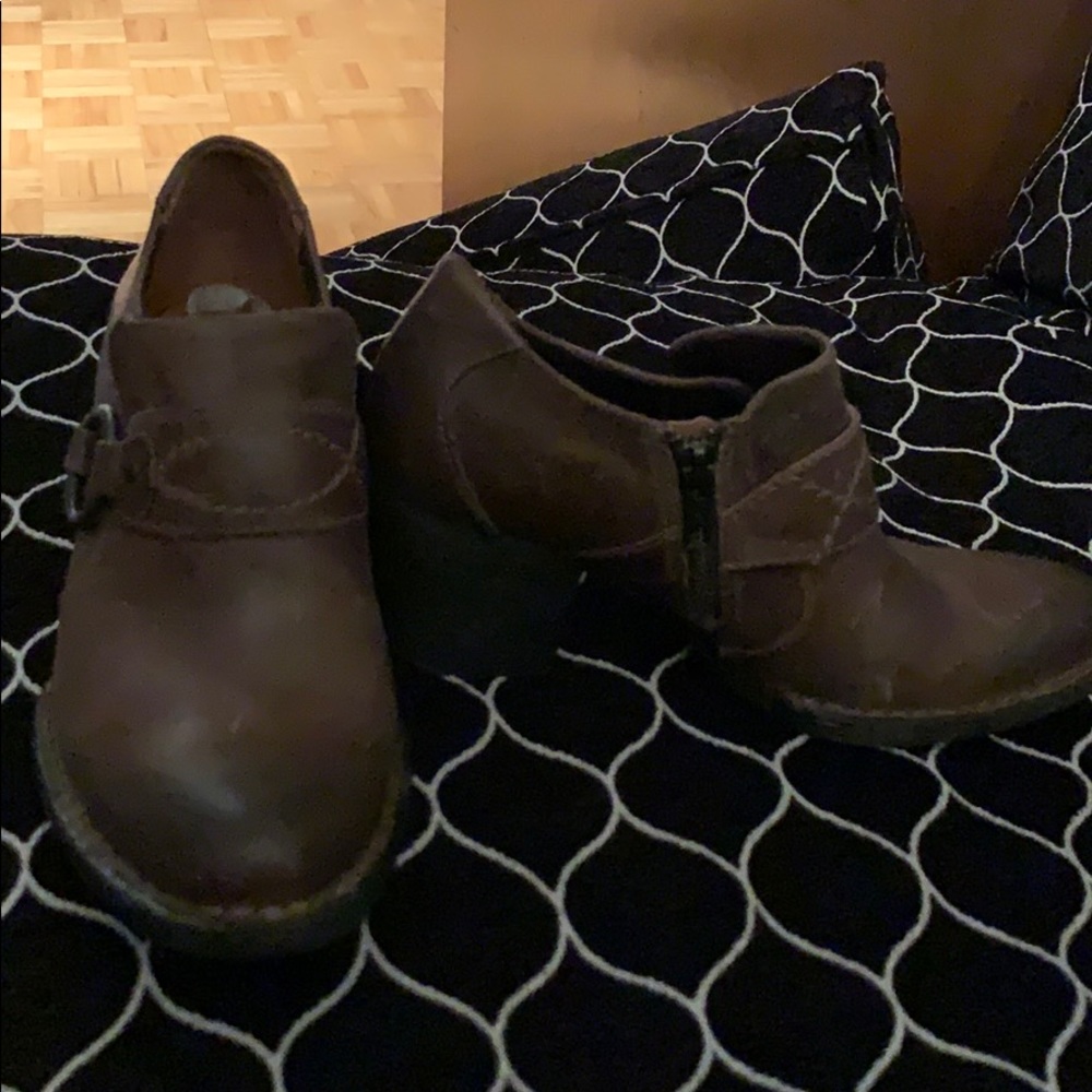 Hand crafted ankle booties